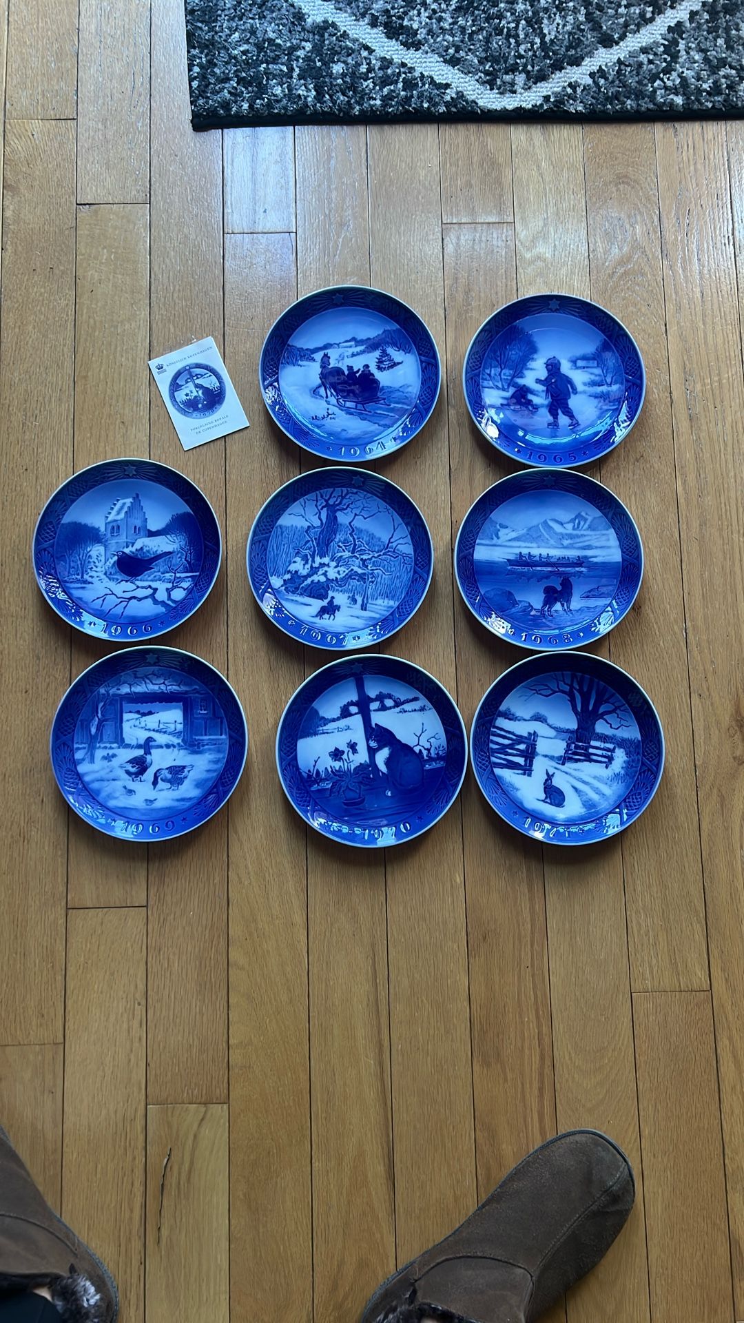 Collector Plates- Royal Copenhagen Porcelain Plates