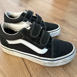Kids Vans Velcro Shoes - Size 1.0