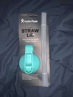 Teal hydroflask straw lid