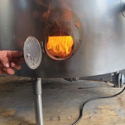 Groen AH/1-40 Nat Gas Tilting Steam Kettle 40 Gallons Natural Gas with 120V 1ph, Works Good​ !!