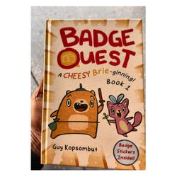 Badge Quest Book 1: A Cheesy Brie-ginning! (Brand New)