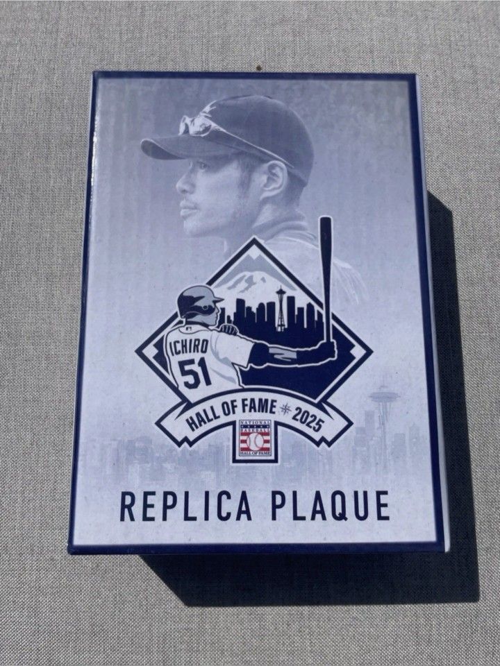 Ichiro Hall Of Fame Plaque