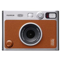 FUJIFILM instax mini EVO Hybrid Instant Camera (Brown)