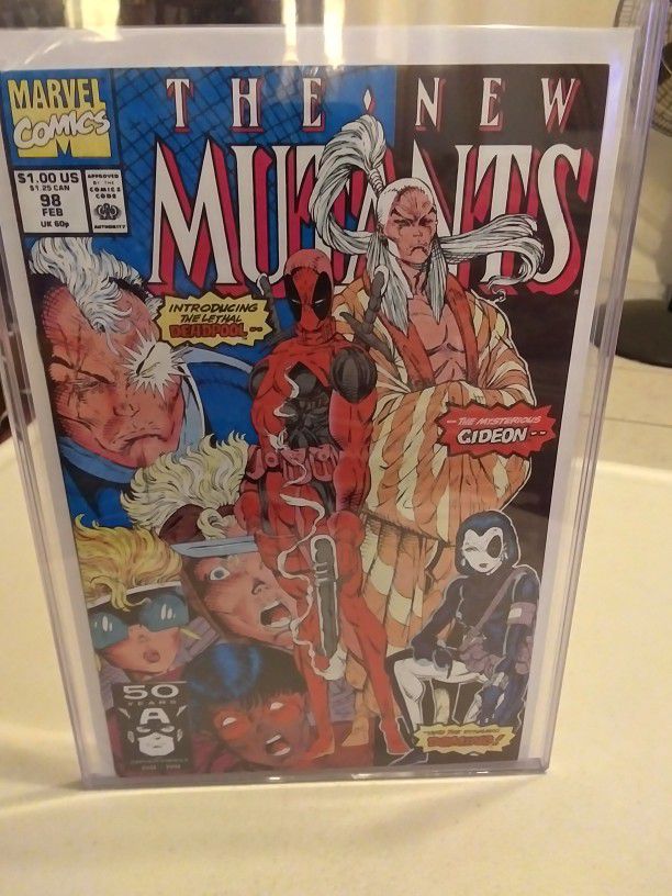 The New Mutants #98 First Appearance Of Deadpool
