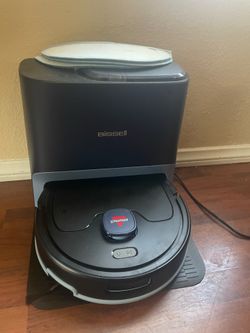 Bissell FlexClean FurForce Robot Vacuum & Mop with No Tangle Pet Brush Roll, LiDAR Navigation & Liftable Pad for Pet Hair Removal on Hard Floors & Rug