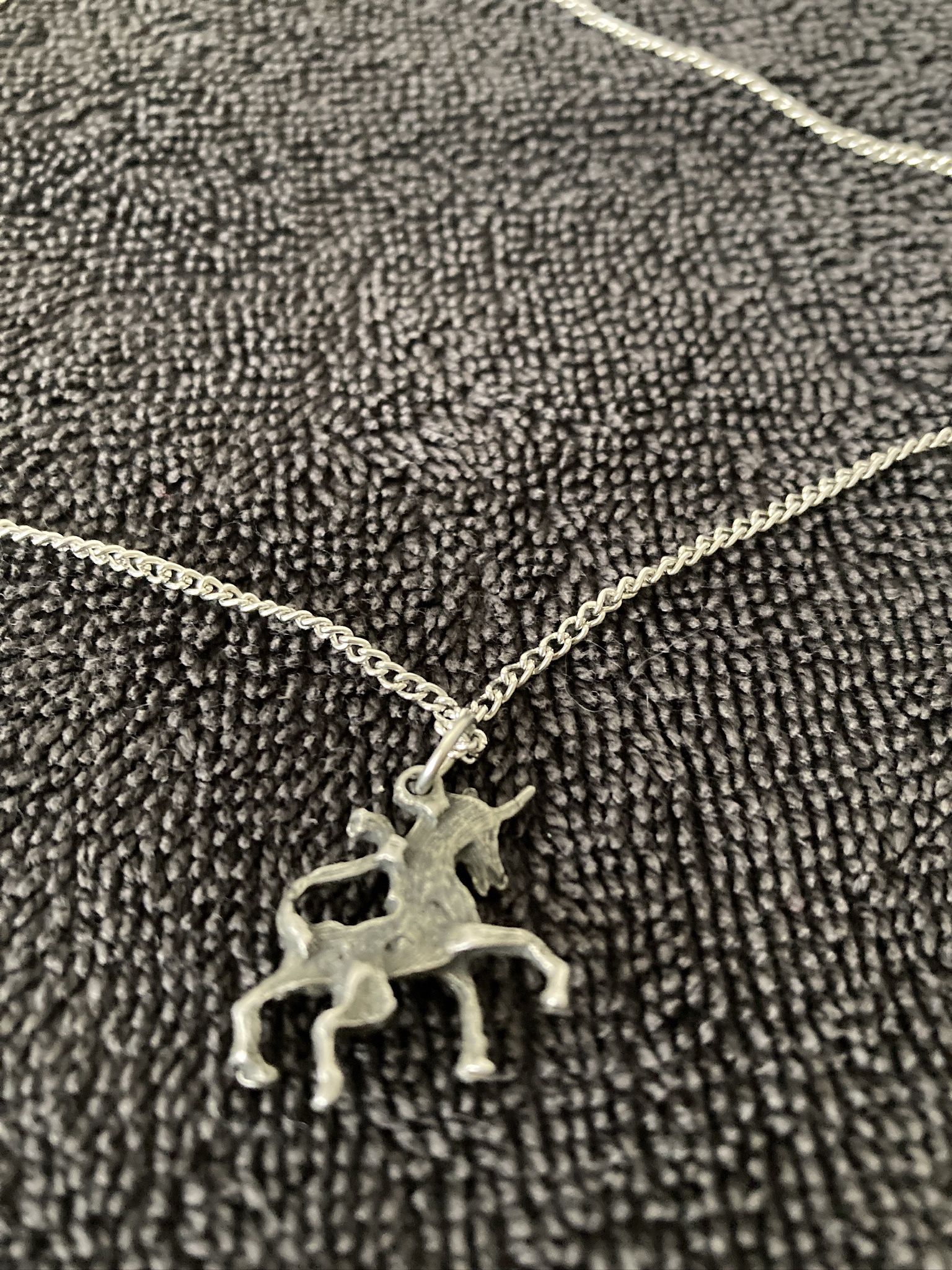 Vintage Style Unicorn Pendant