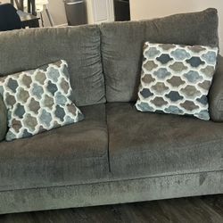 Set Of Gray Sofas