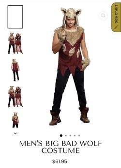 Big Bad Wolf Costume Size Xxl