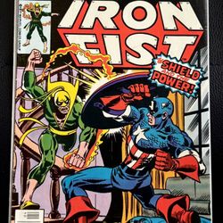 IRON FIST #12 Marvel 1977 1st Fight With Captain America!
