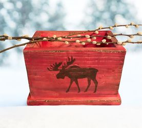 Planter Box With Moose