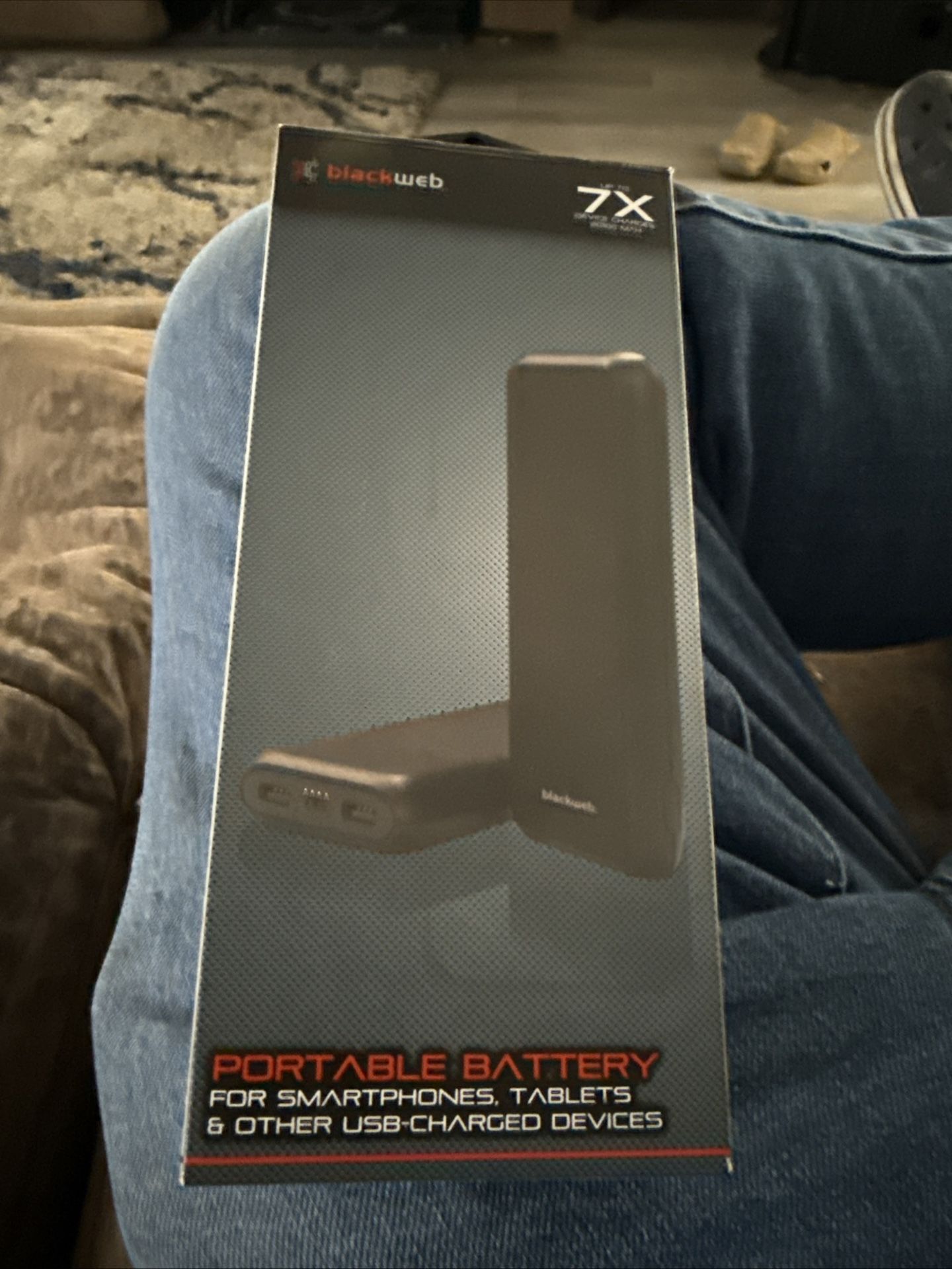 Blackweb 7x Extra Charges 20100 mAh Portable Battery Model bwa18wi050