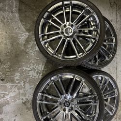 22inch Chrome Wheels And Tires 