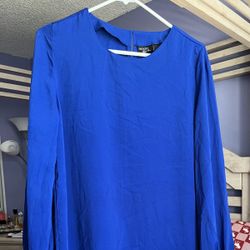 New Mediun Royal Blue Shirt/Dress