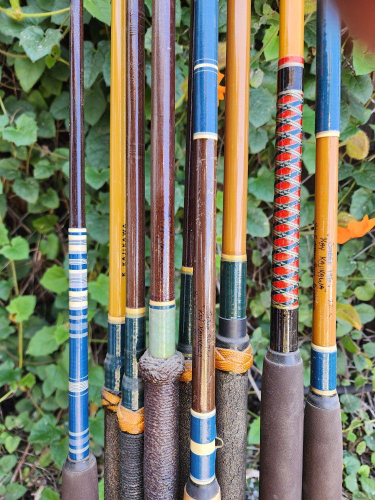 Vintage Custom Truline And Sabre Fishing Poles $50 To $80