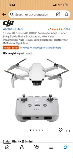 Oferta Dron dji mini 4K