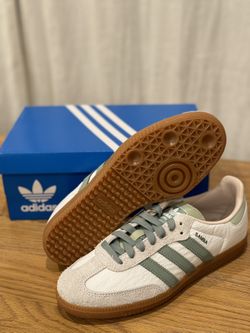 adidas gazelle silver green womens Buty Adidas Samba OG Silver Green Putty Mauve (Women's)