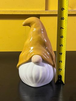Ceramic Garden Gnome Statue - NEW - Weather Proof