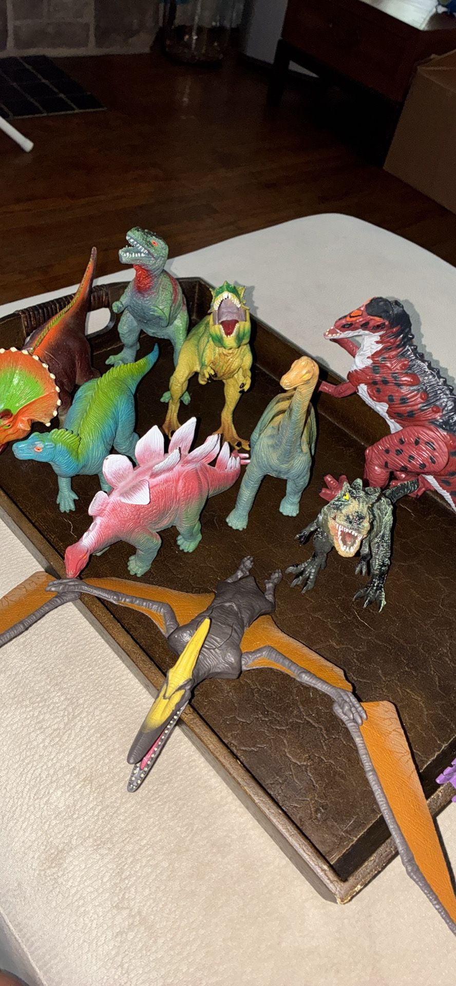 9 Dinosaurs Toys 