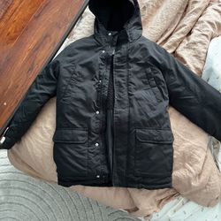 Boys Lined Puffer Coat Sz 10/12 - Excellent Condition!