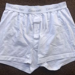 Calvin Klein White Boxers