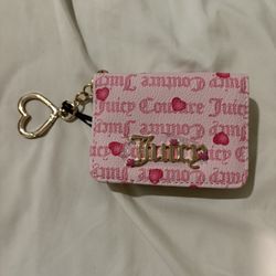 Juicy Couture Pink Heart Valentine Card Case