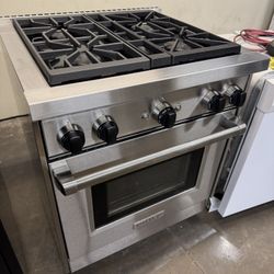 Wolf 30” Stainless Steel Gas Range Stove 