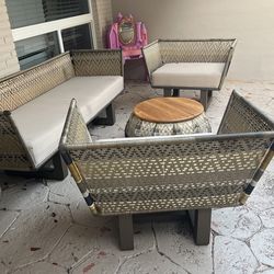 Juego De Terraza Moderno