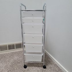 6-Drawer Rolling Storage Cart
