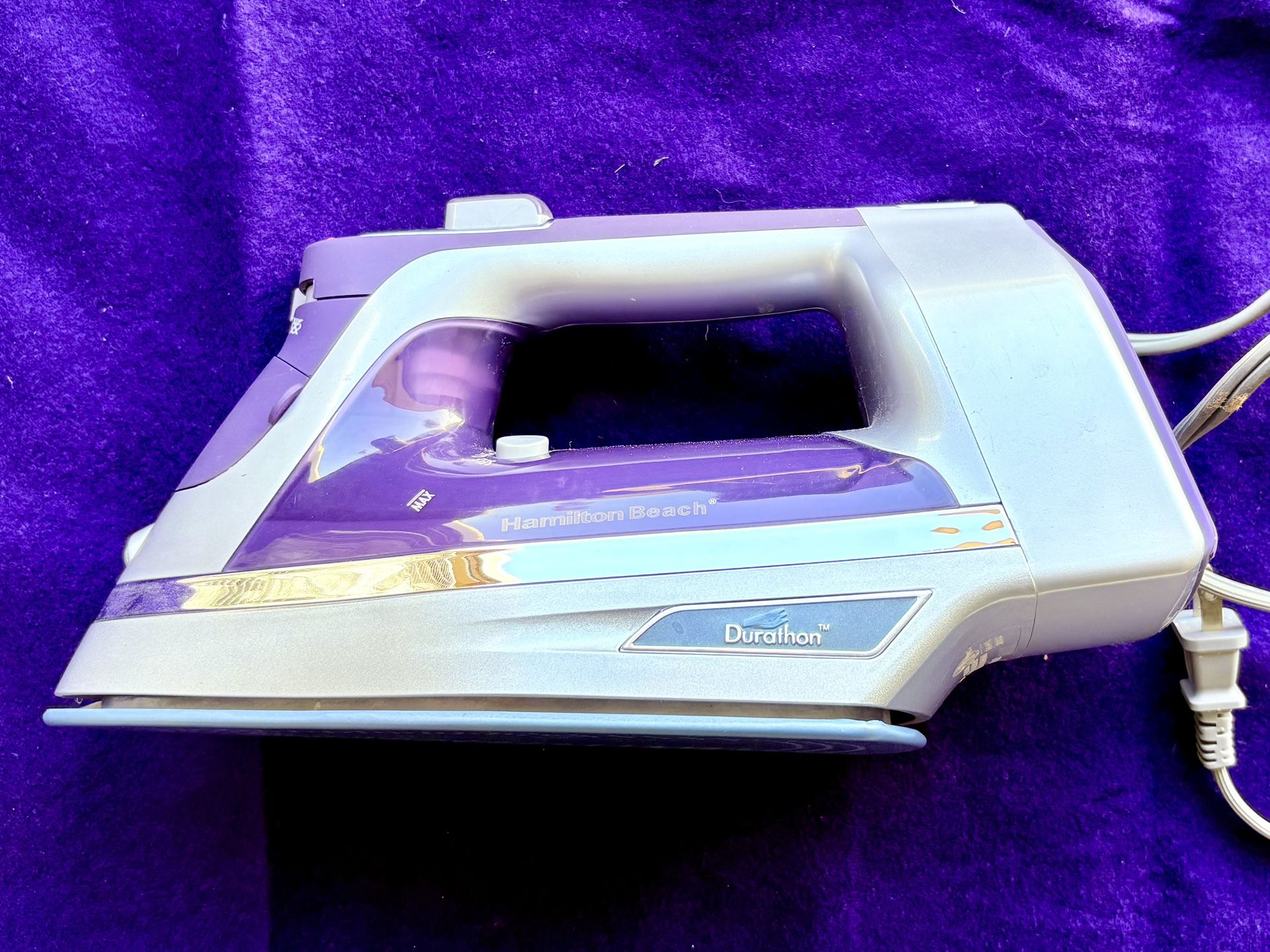 Hamilton Beach Durathon Digital Iron with Retractable Cord (Tested, works)