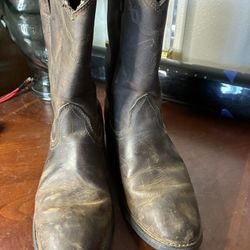 Ariat Heritage Roper Western Boots Womens Sz 8C  Distressed Brown