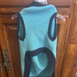 Dogs Blue Sweater Size Xlarge 