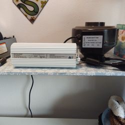 Inline Duct Fan And Electronic Ballast For Growing