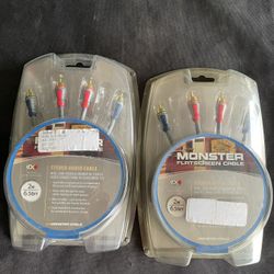 Monster Stereo Audio Cable RCA
