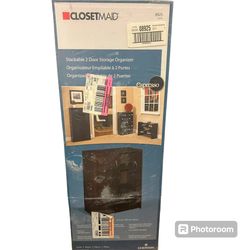 Closetmaid 8925 Stackable 2 Door Storage Organizer Espresso