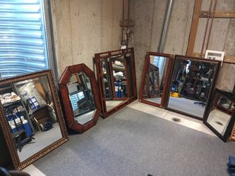 Various Living Room Mirrors Framed 
