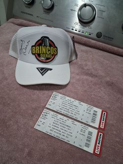 Brincos Dieras Original,  and  signed hat. New .  and  2 tickets from his show. Collectibles.