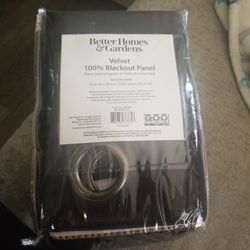 Better Home And Garden Brand New Curtains Black Velvet