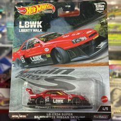 Hot Wheels Nissan Skyline R34 LBWK 