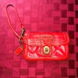 Vintage Coach Legacy 65th Anniversary Flap Wristlet 