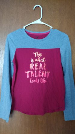 Girl's 14/16 Long Sleeve Shirt