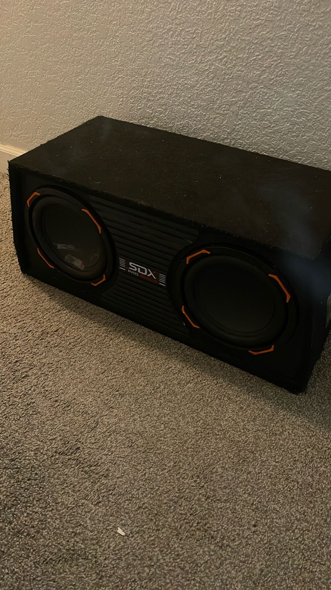 Car Bass Subwoofer Built-In Amplifier