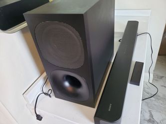 Sony 2.1-ch Bluetooth Soundboard Speaker System with Wireless Subwoofer. 330 Watts Power.