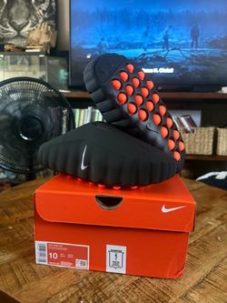 Nike mind slide  black chrome 001 size 10