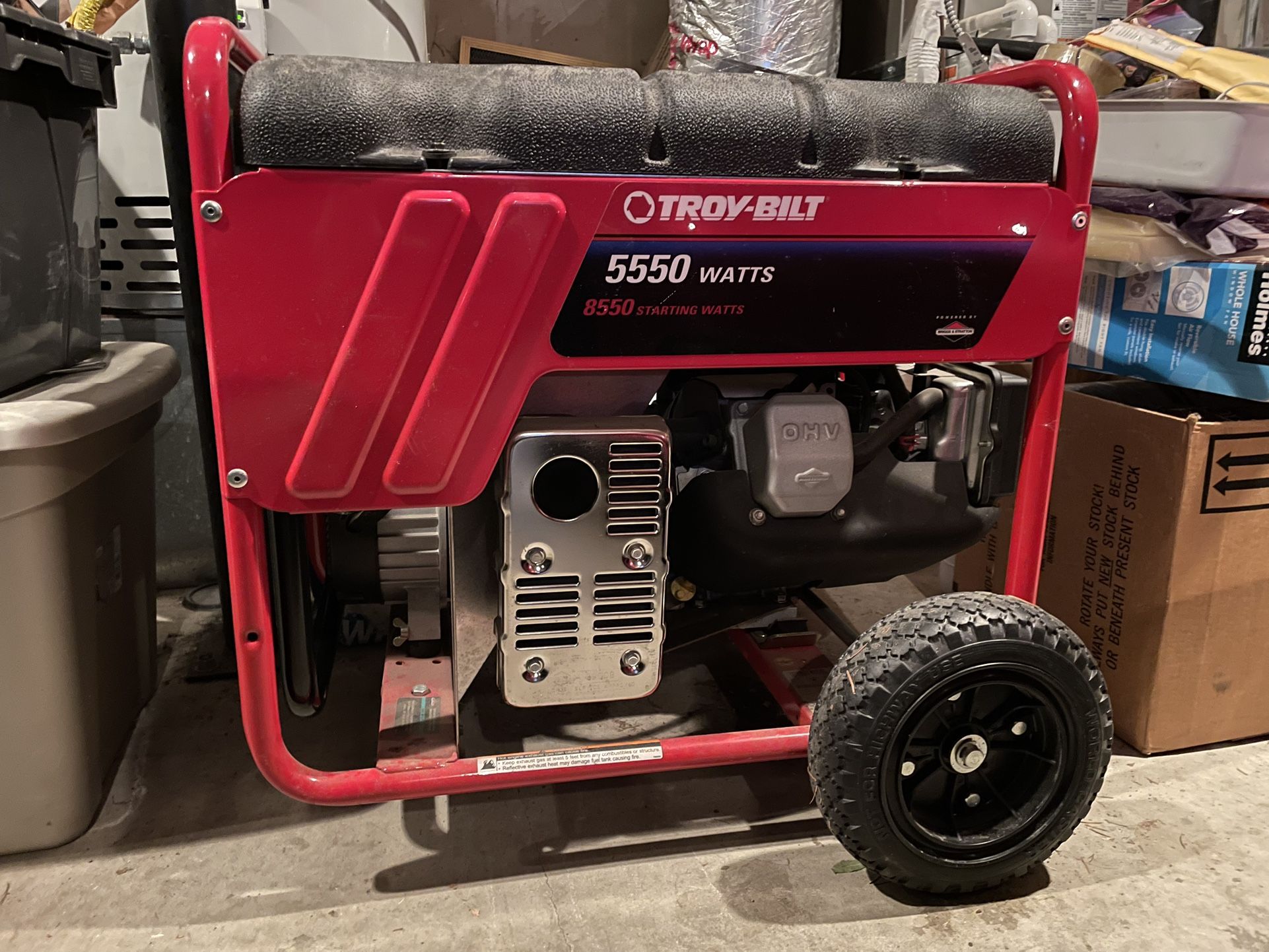 TroyBilt 5500Watt Portable Gas Generator for Sale in Renton, WA OfferUp