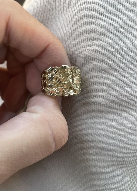 10k Gold Nugget Ring