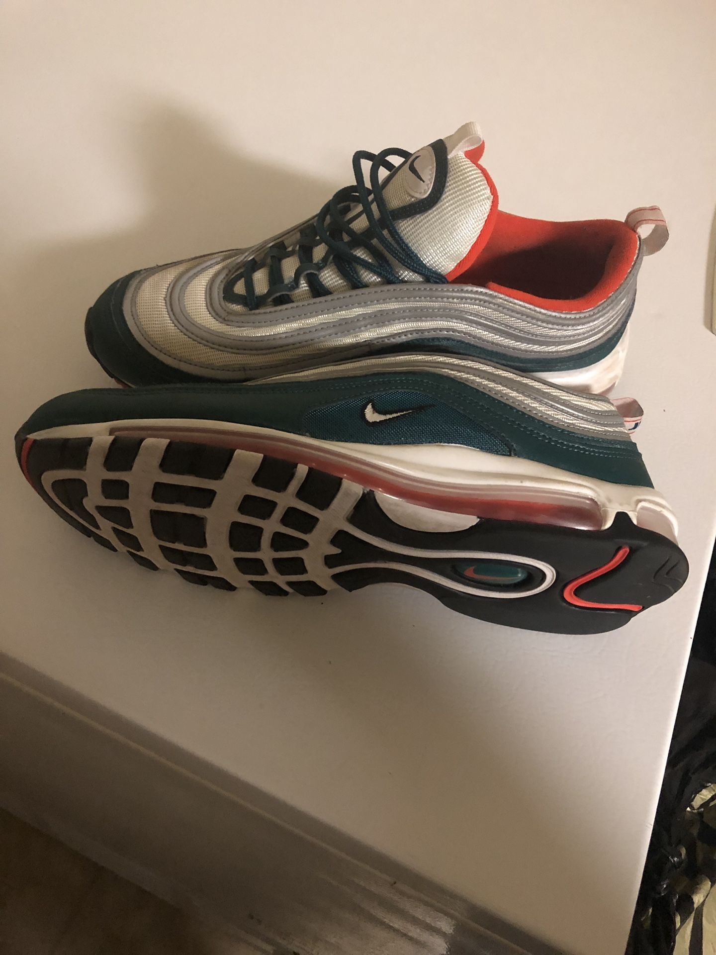 Air max 97s Miami dolphin sz 11