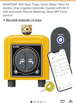RainPoint WiFi Smart Hose Timer with Hub