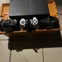 Ps2 & Remote Controller (No Cords)