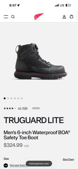 Red Wing Steel Toe Boots