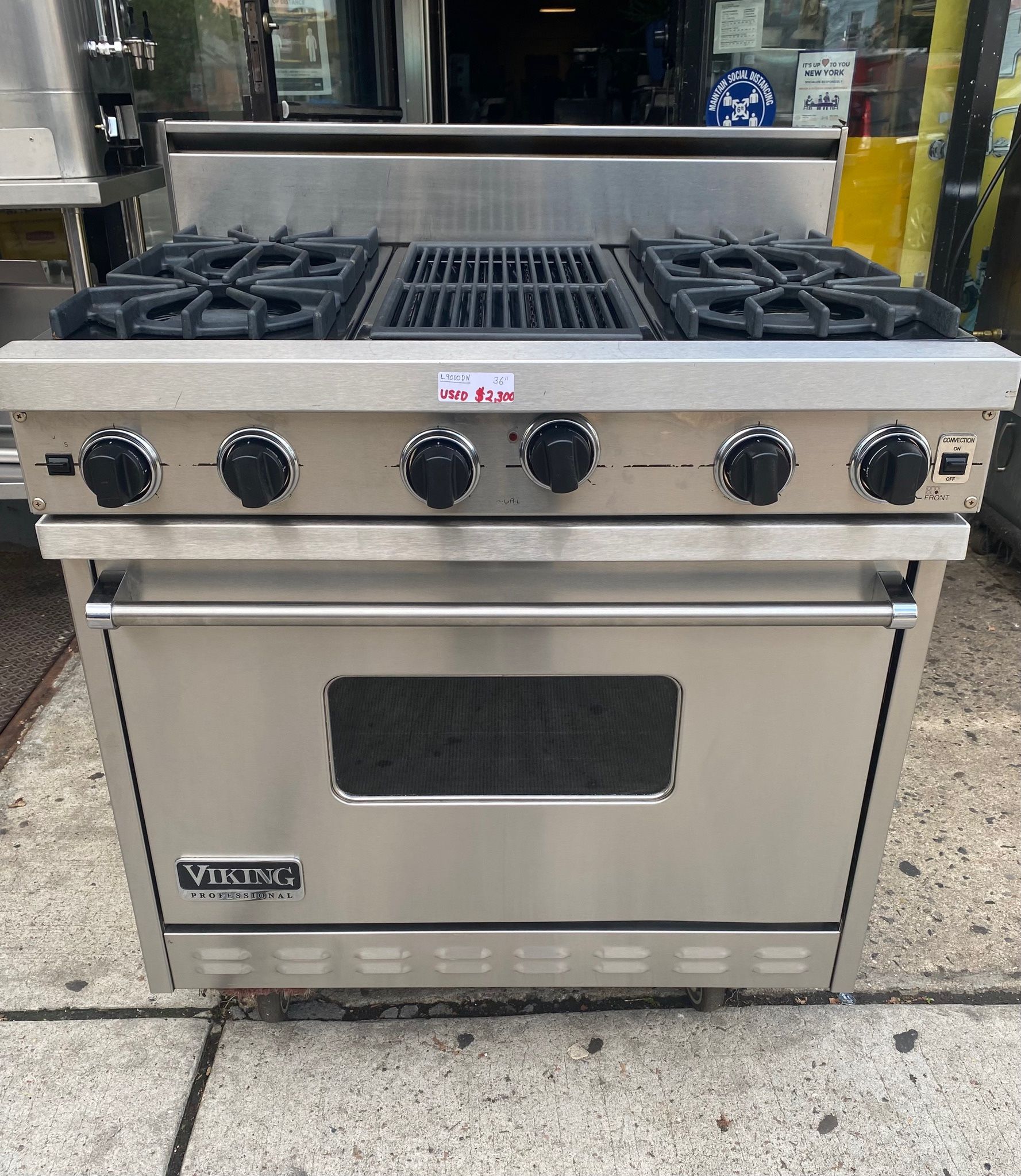 Viking Professional 36 inch 4 burner Range
